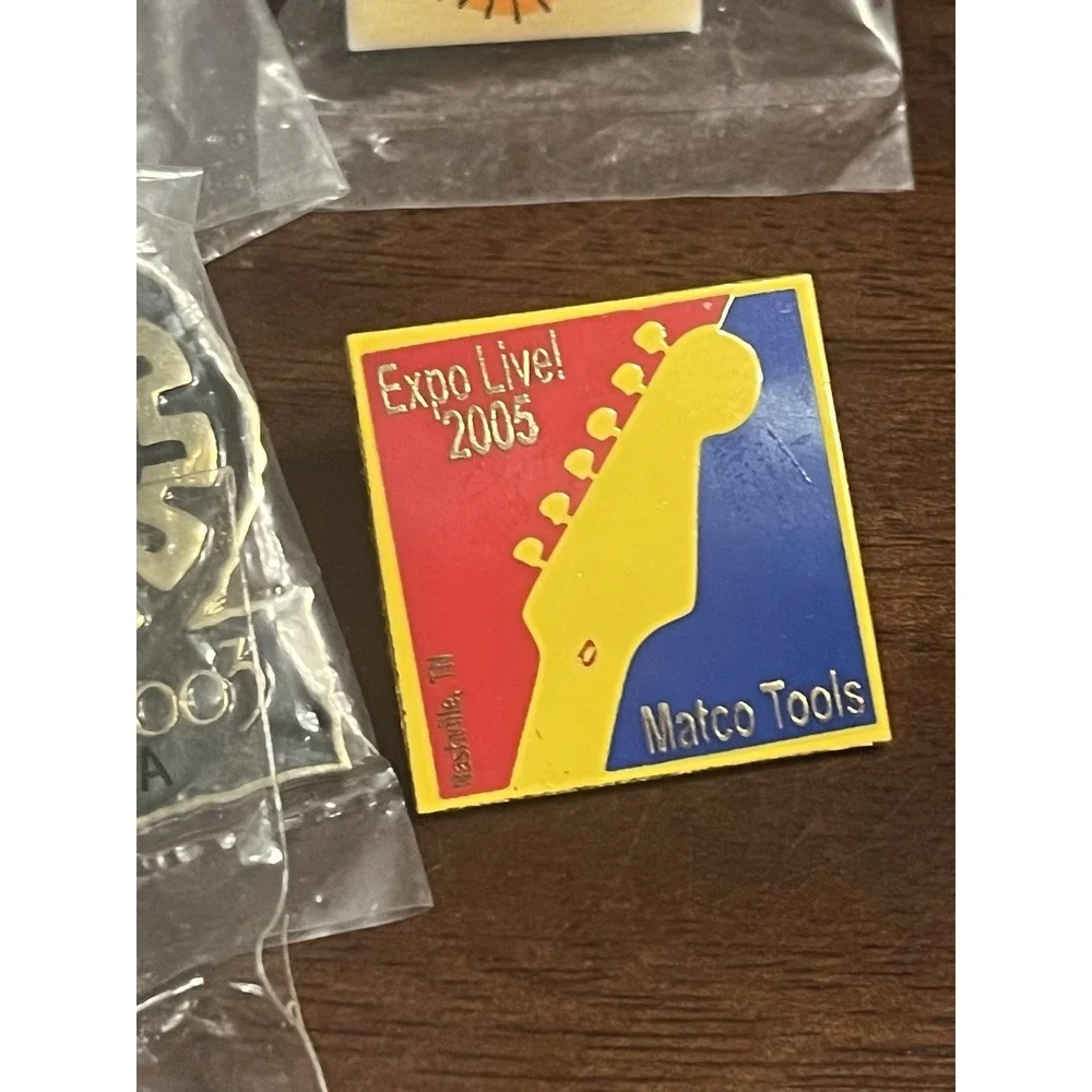 Matco Tools Collectible‎ Pin Lot - 25th Anniversary, Guitar & Expo Specials